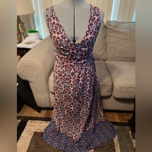 Elegant Multicolor Sleeveless Dress